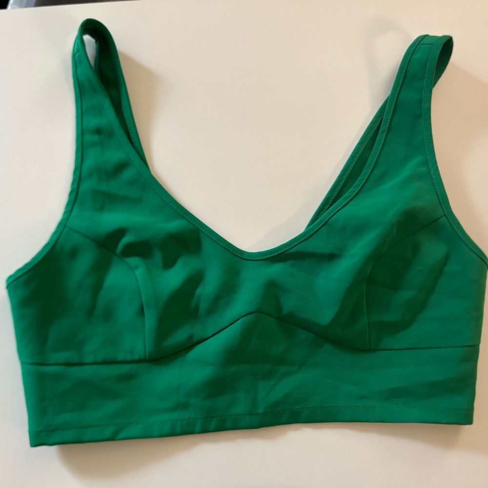 Sincerely Jules Vibrant Green Crop Top